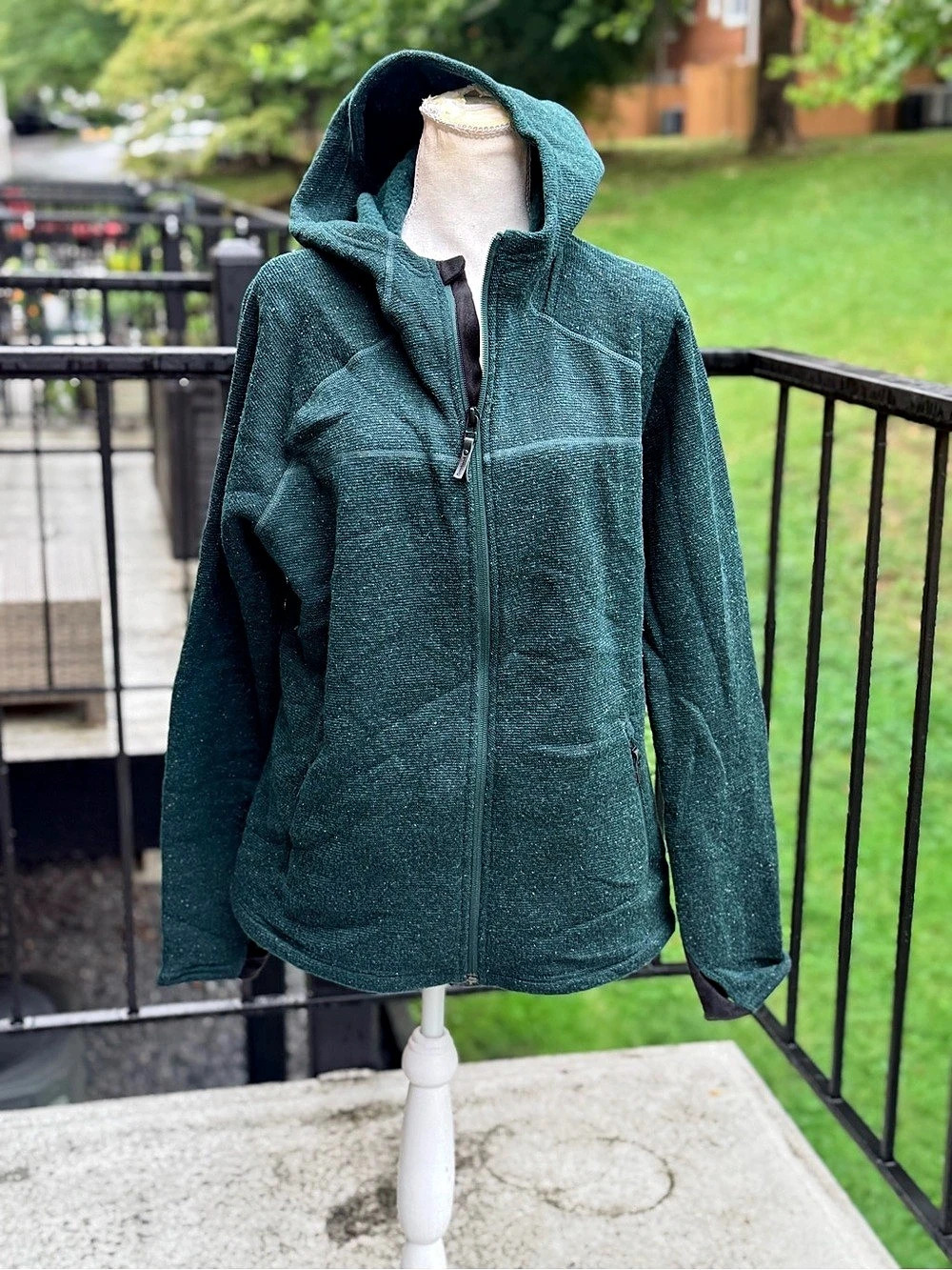 Smartwool PeakLite Full Zip Hoodie Green Size XL
